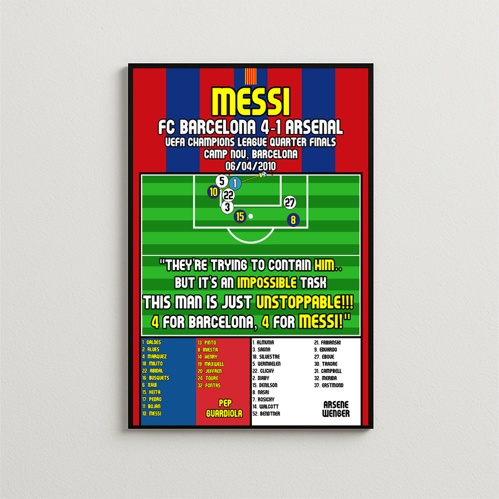 Lionel Messi vs Arsenal - 2009/10