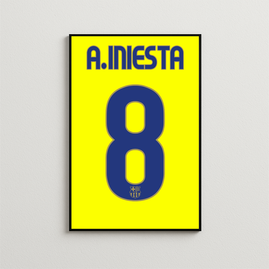 Andres Iniesta #8 - 2008/09