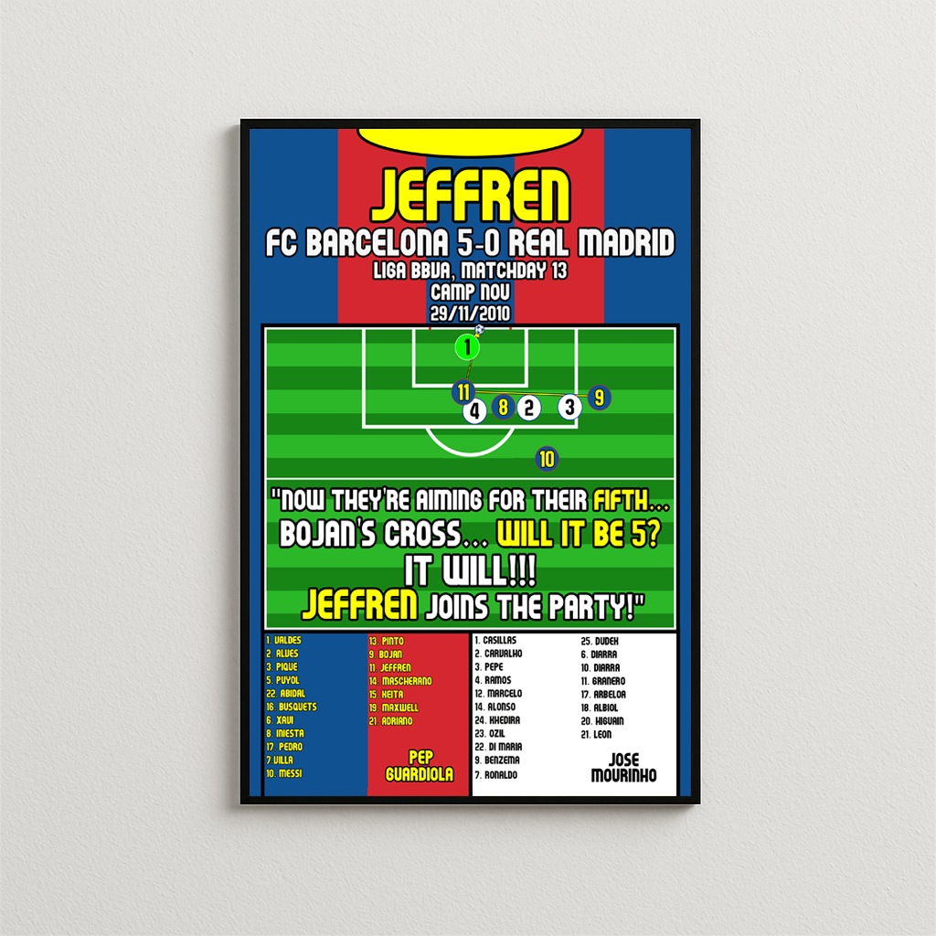 Jeffren vs Real Madrid - 2010/11