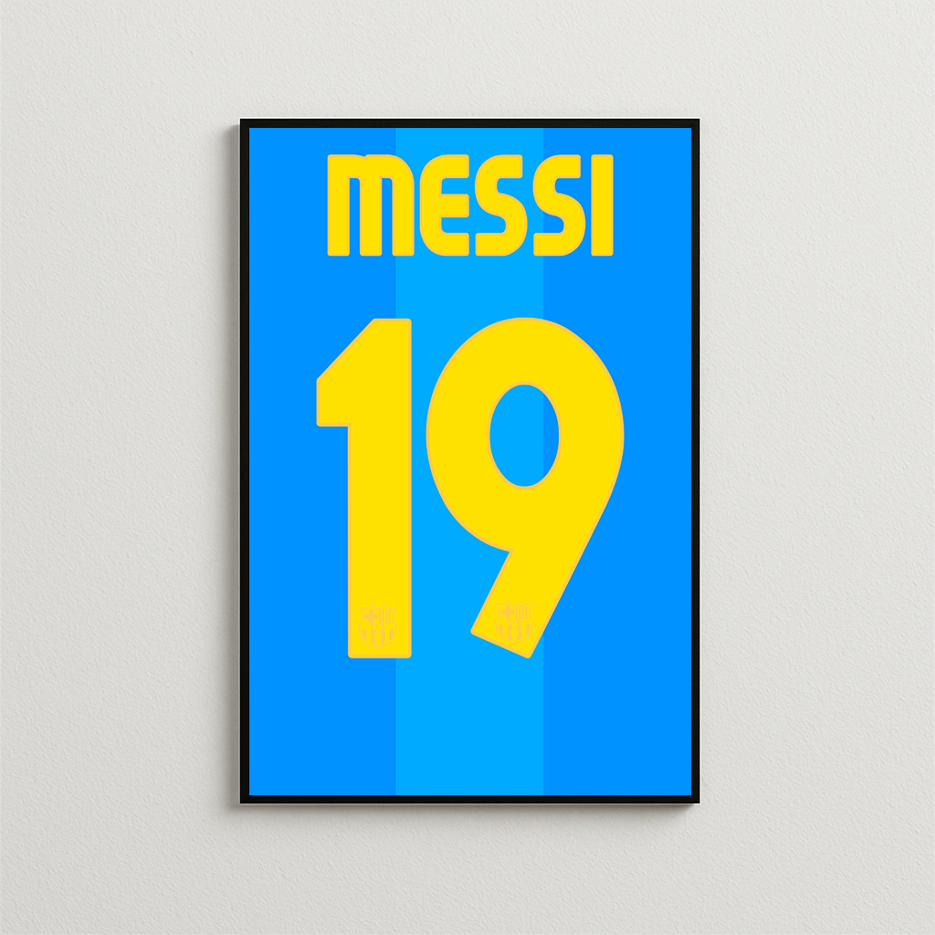 Lionel Messi #19 (2007/08)