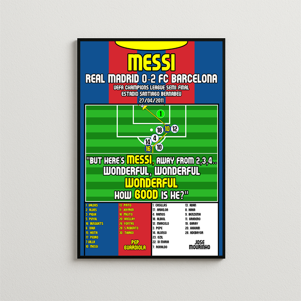 Lionel Messi vs Real Madrid - 2010/11