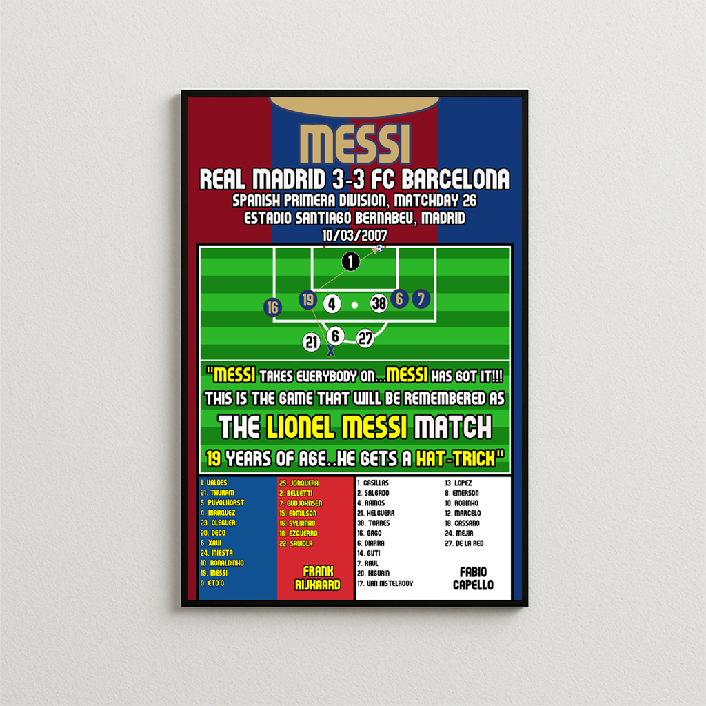 Lionel Messi vs Real Madrid 2006/07
