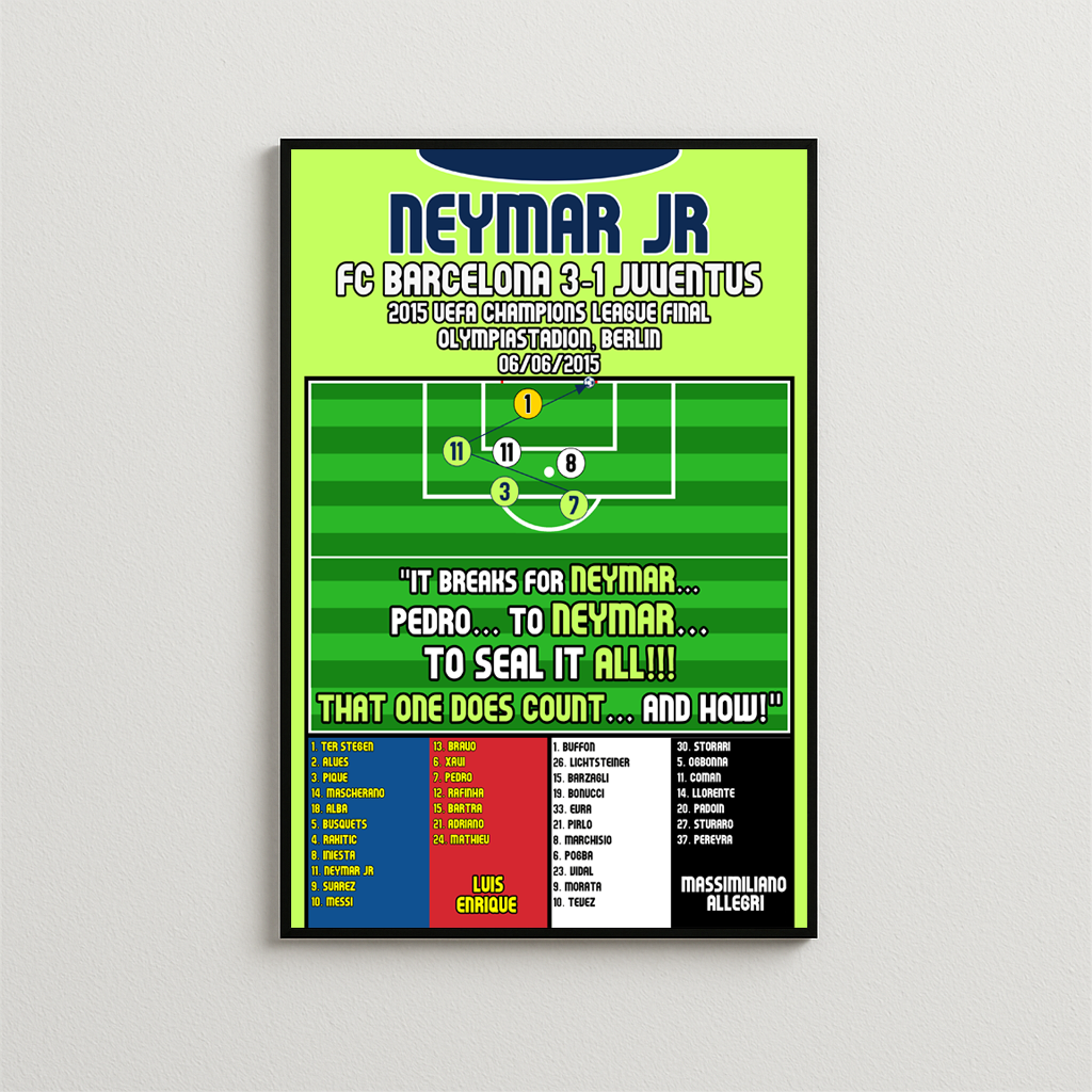 Neymar vs Juventus 2015 UCL Final