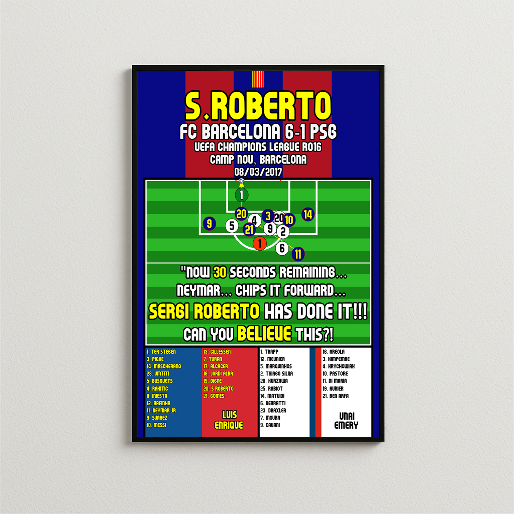 Sergi Roberto vs PSG - 2016/17