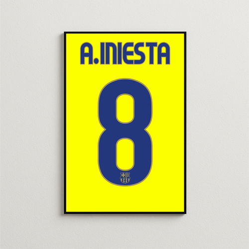 Andres Iniesta #8 - 2008/09